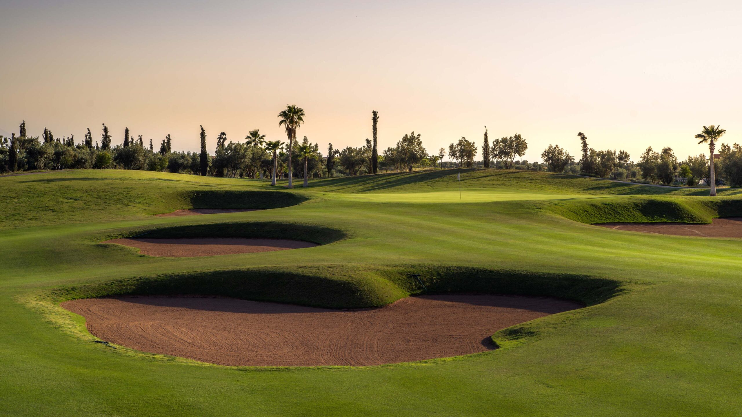 Golfplatz_Sonnenuntergang