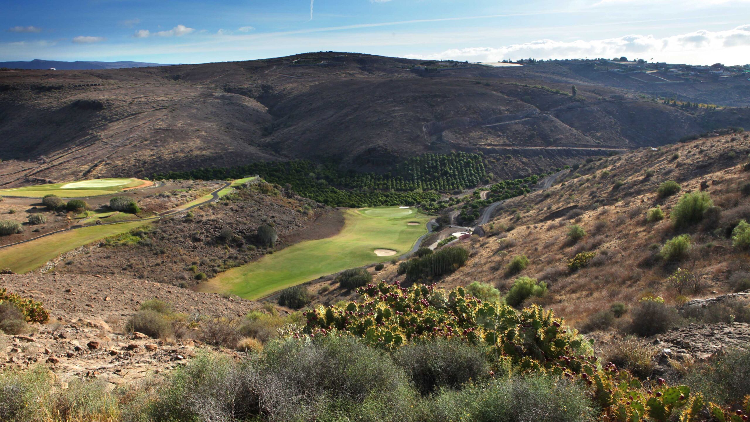 Golfplatz_Berge_im Hintergrund